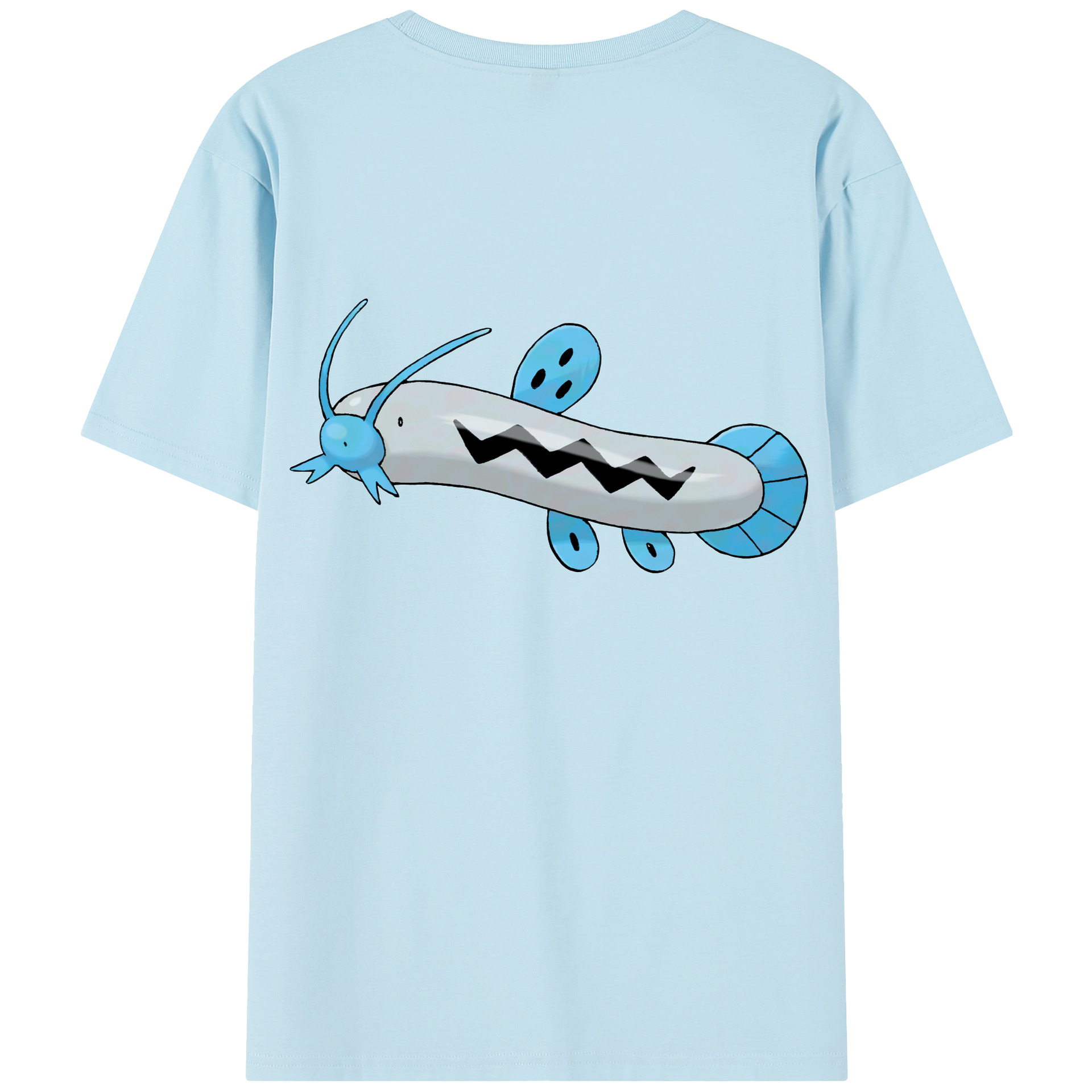 （画像用） ポケットモンスター Pokémon 綿100％半袖Tシャツ（背面プリント）